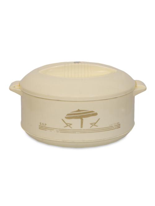cream polypropylene printed casserole - 9554836 - Very Small Image - 1