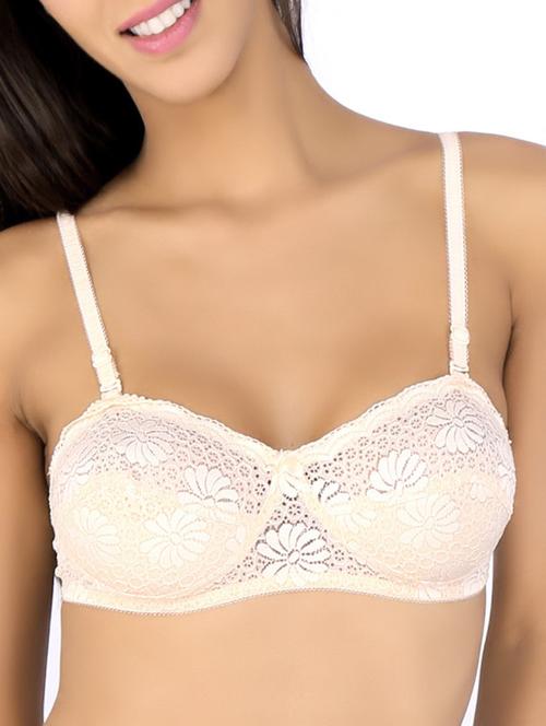 detachable strapped laced bra - 9559212 - Very Small Image - 1