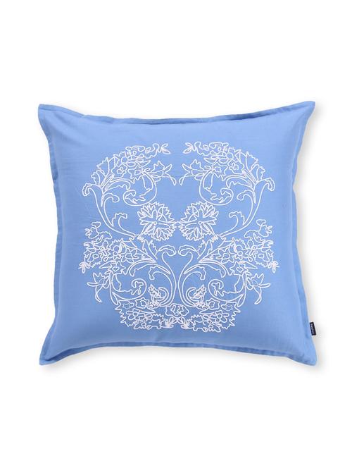 light blue printed cotton cushion cover ( set of 2 ) - 9559599 - Very Small Image - 1