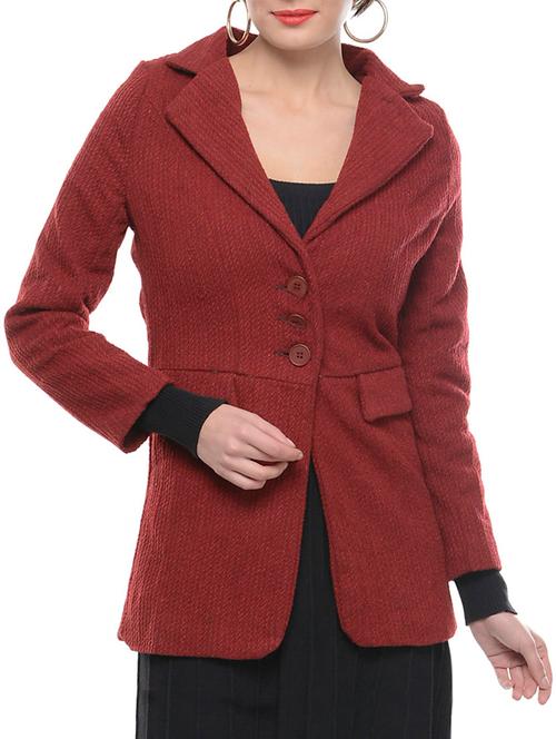 red woolen coat - 956385 - Very Small Image - 1