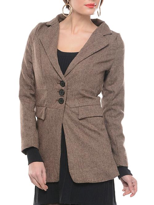 brown casual coat - 956396 - Very Small Image - 1