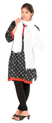 amber pure cotton white color dupatta - 9564565 - Very Small Image - 1
