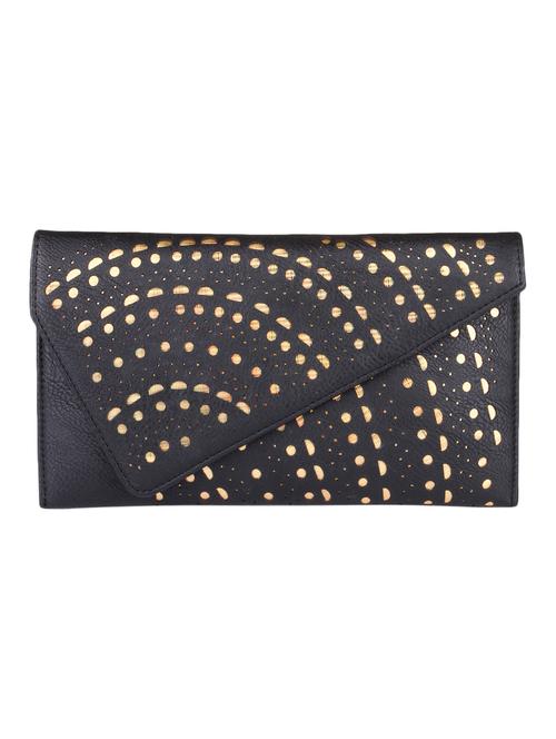black leatherette clutch - 9566732 - Very Small Image - 1