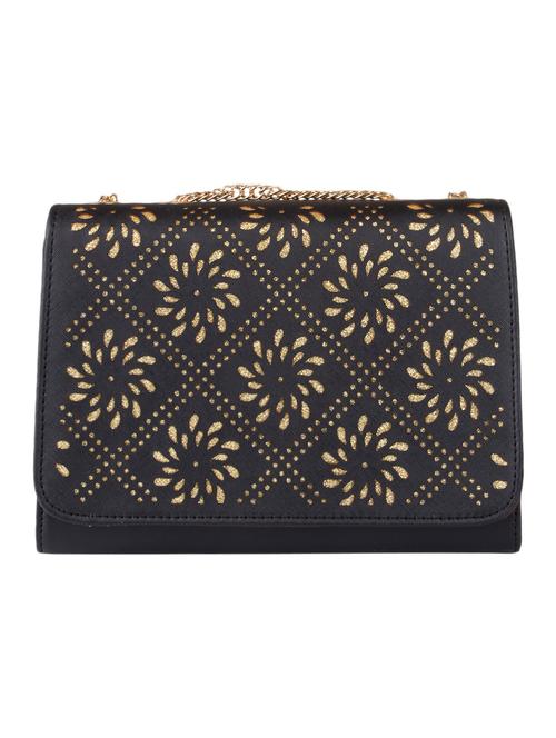 black leatherette clutch - 9566791 - Very Small Image - 1