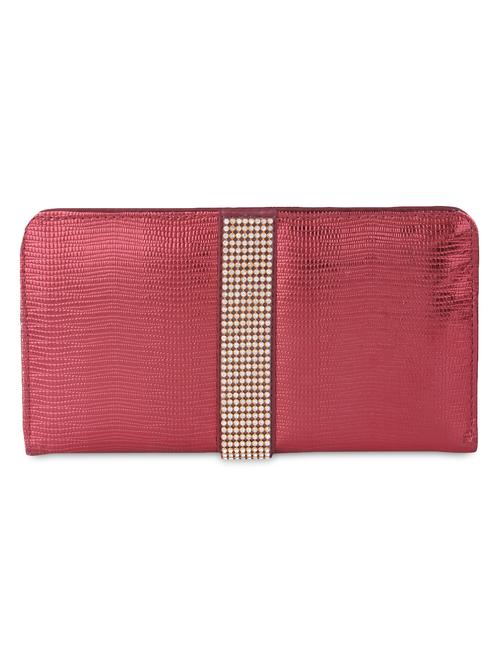 maroon silk embellished clutch - 9566804 - Very Small Image - 1