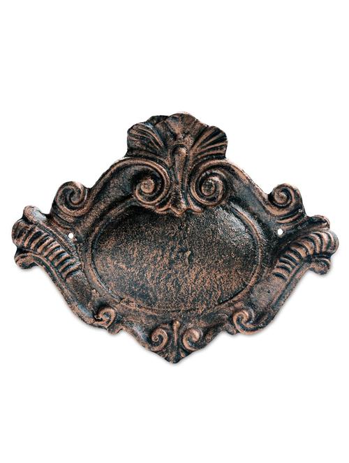 gold cast iron victorian style name plate - 9582462 - Very Small Image - 1