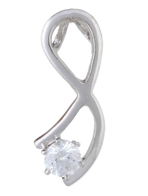 sterling silver bow pendant - 958885 - Very Small Image - 1