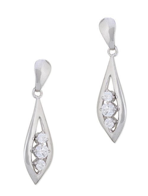 teardrop silver earrings - 958895 - Very Small Image - 1