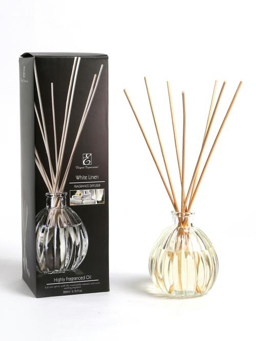 natural glass and oil fragranced reed diffuser - 9592205 - Very Small Image - 1