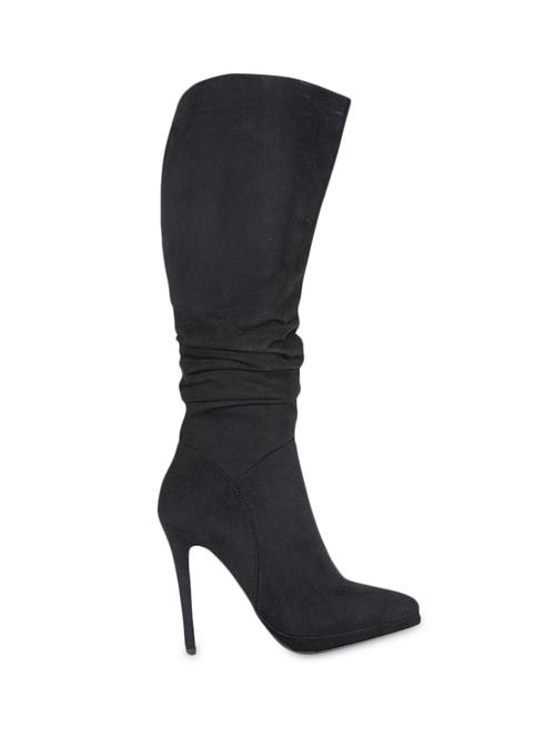 solid black suede boots - 9594204 - Very Small Image - 1