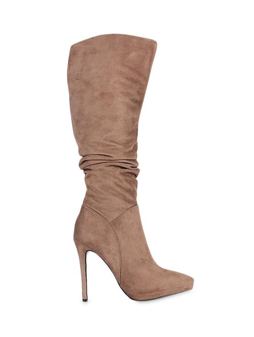 beige suede boots - 9594206 - Very Small Image - 1