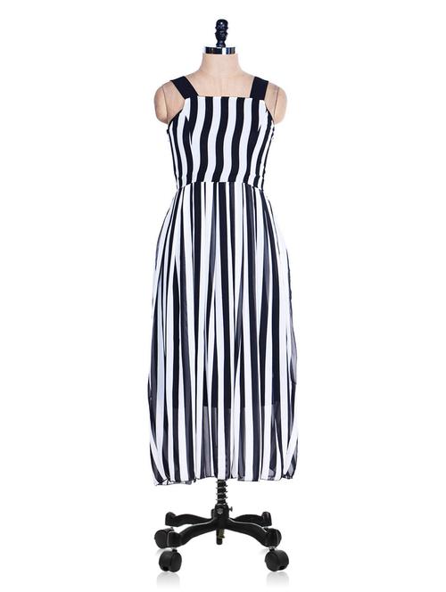 black and white striped maxi gown - 959629 - Very Small Image - 1