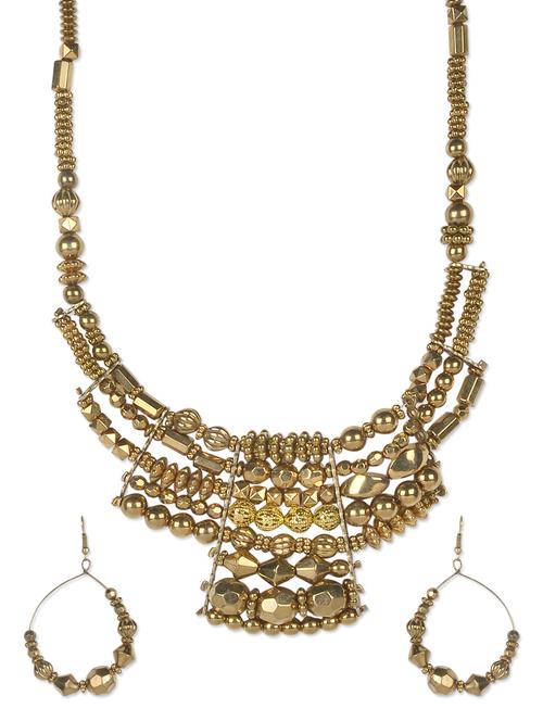 enchanting golden necklace set - 960631 - Very Small Image - 1