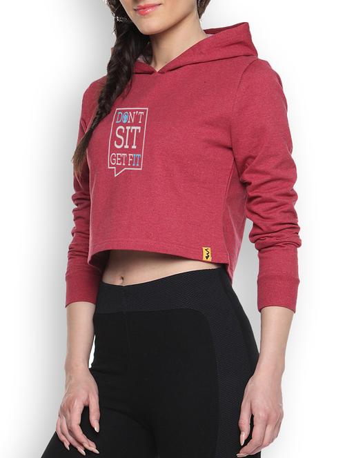 women's chest print sweatshirt - 9607316 - Very Small Image - 1