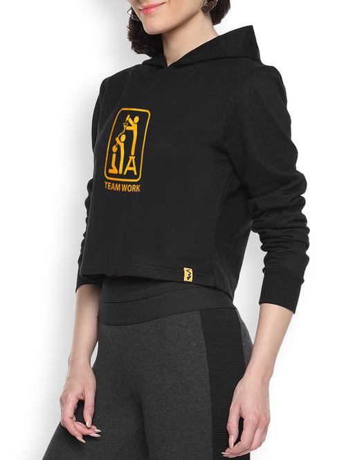 women's chest print sweatshirt - 9607326 - Very Small Image - 1