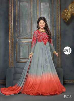 heenaz anarkali suit - 9609218 - Very Small Image - 1