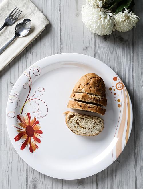 white melamine big dinner plate set - 9609643 - Very Small Image - 1
