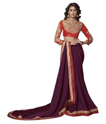 style sarees - 9610183 - Very Small Image - 1
