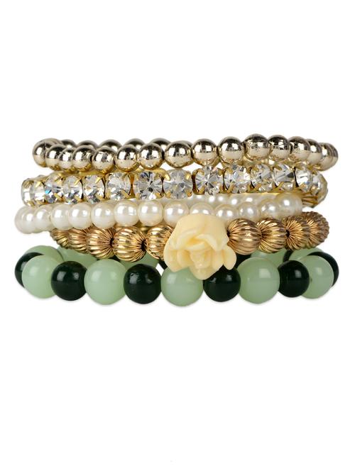 eye catching multi-coloured bracelet bunch - 961029 - Very Small Image - 1
