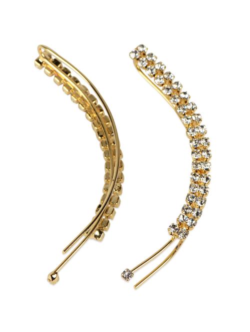 stone studded gold ear cuffs - 961034 - Very Small Image - 1