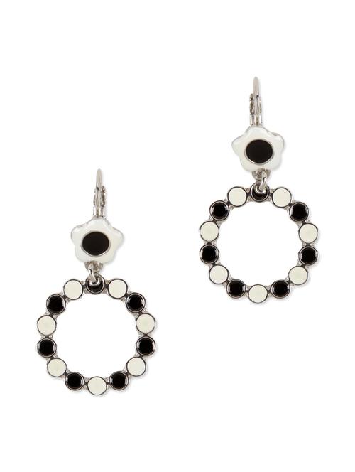 monochrome acrylic contemporary earrings - 9615589 - Very Small Image - 1