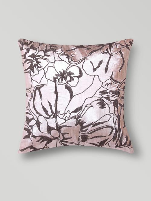 set of 2 lemonade pink designed cotton cushion covers - 9621859 - Very Small Image - 1