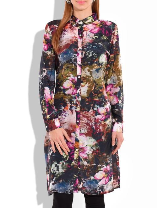 multicolored digital printed kurta - 9622353 - Very Small Image - 1