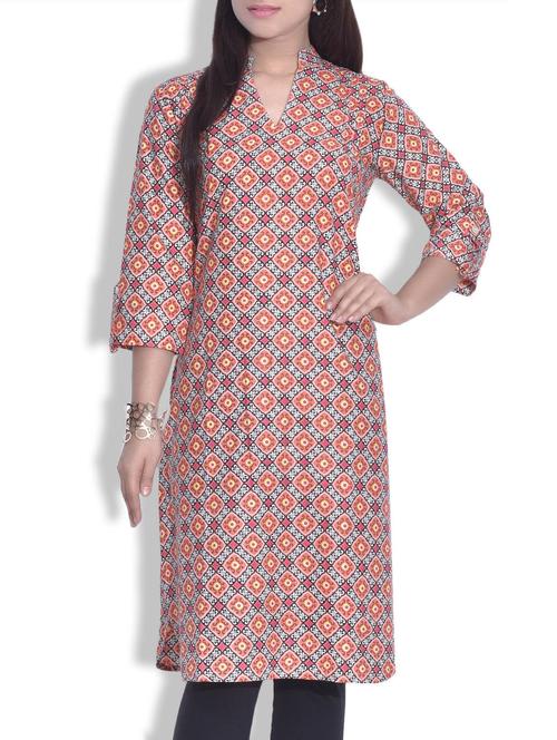 multicolored printed kurta - 9625475 - Very Small Image - 1