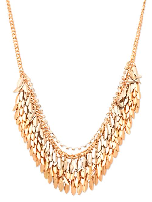 gold & silver leaf lings necklace - 962556 - Very Small Image - 1