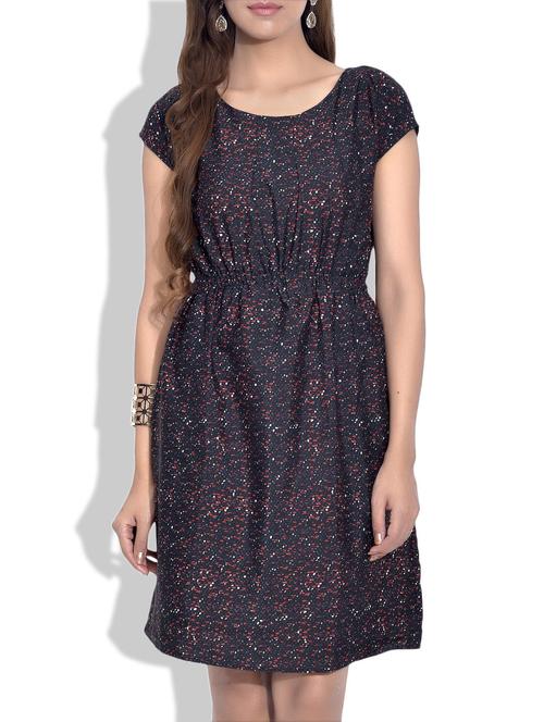 black printed dress - 9625810 - Very Small Image - 1