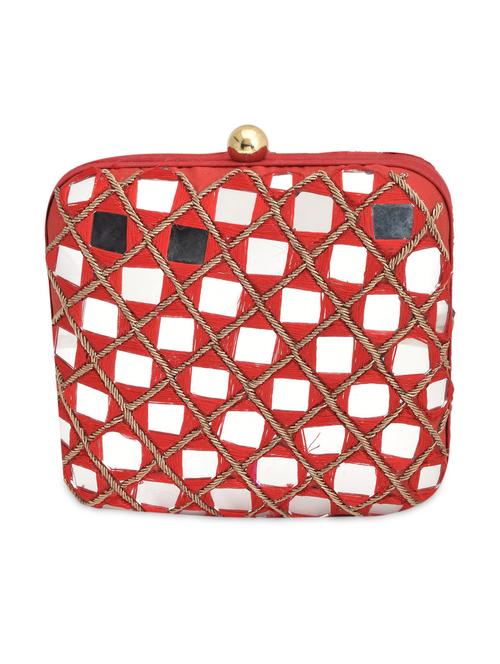red mirror work clutch - 9626416 - Very Small Image - 1