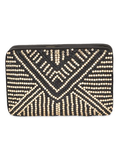 black and gold swarovski clutch - 9626422 - Very Small Image - 1