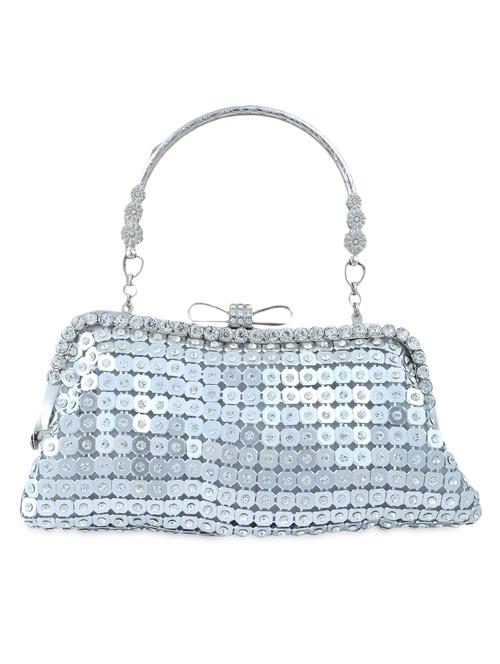 silver embellished clutch - 9632902 - Very Small Image - 1