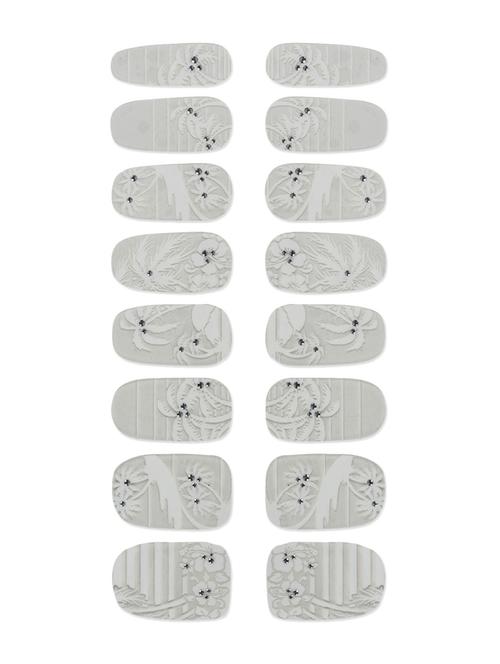 ruby kiss me white floral nail art stickers - 963626 - Very Small Image - 1