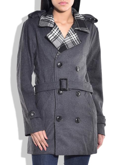 gray woolen coats. - 9638244 - Very Small Image - 1