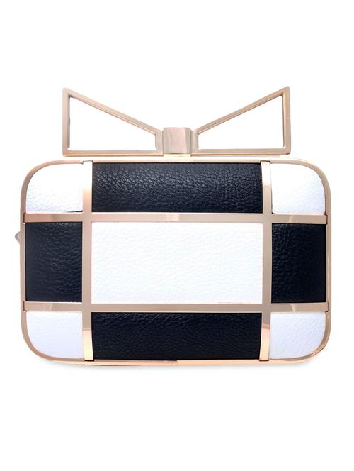 black metallic clutch - 9639059 - Very Small Image - 1