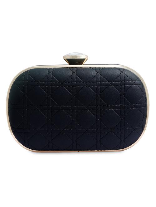black metallic clutch - 9639065 - Very Small Image - 1