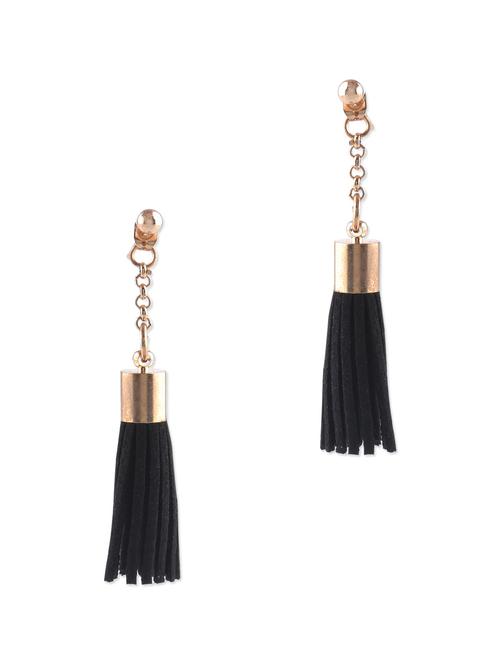 black embellished earrings - 9640769 - Very Small Image - 1