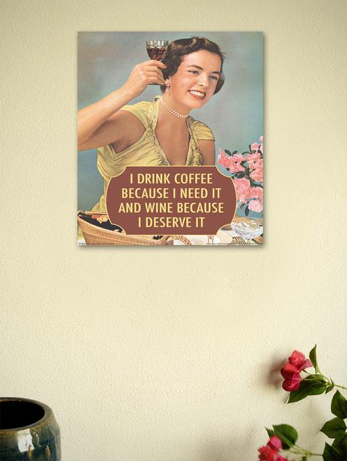i drink coffee because i need it- wall poster - 964741 - Very Small Image - 1