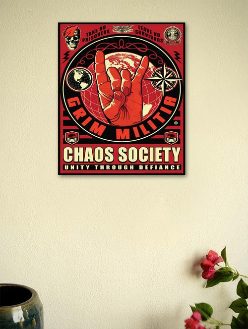 chaos society unity through defiance- wall poster - 964763 - Very Small Image - 1
