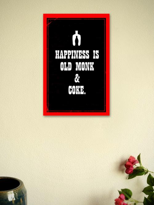 happiness is old monk and coke-quotes poster - 965069 - Very Small Image - 1