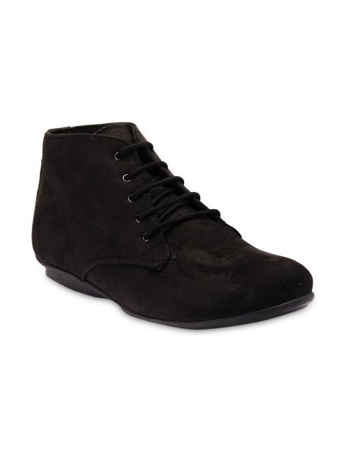 black suede lace up ankle boots - 9651418 - Very Small Image - 1