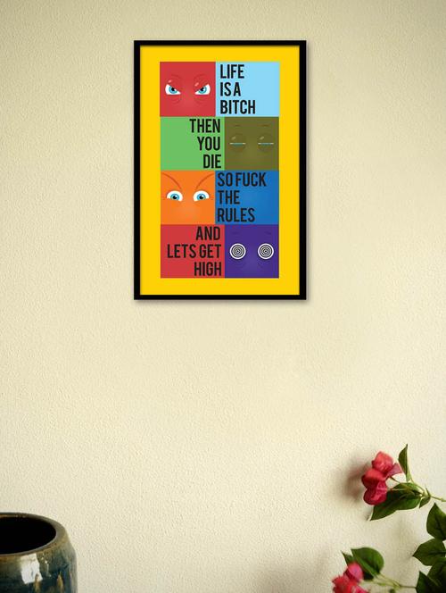 life is a bitch framed poster - 965244 - Very Small Image - 1