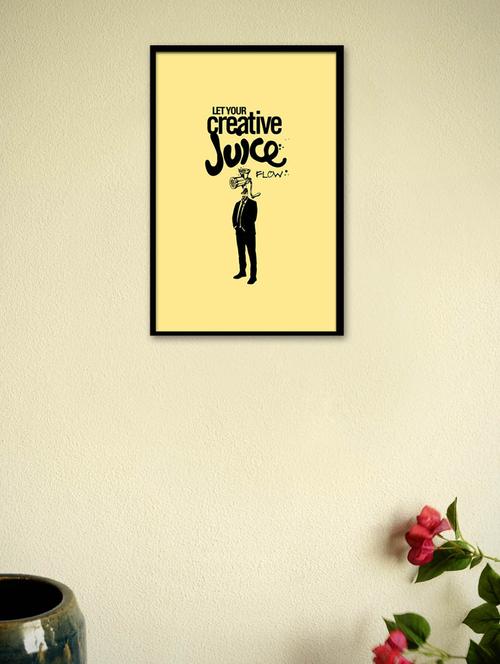 let your creative juice flow framed poster - 965292 - Very Small Image - 1