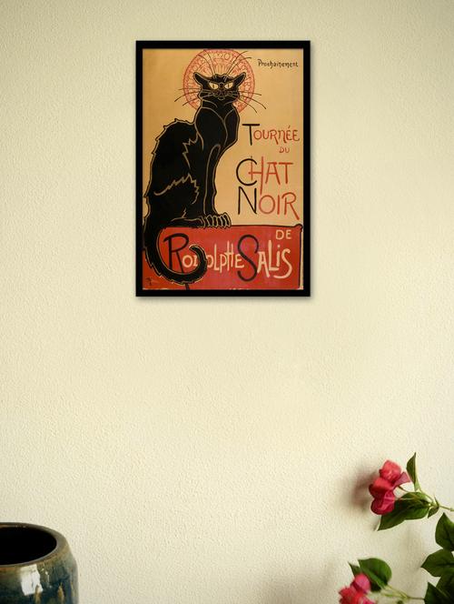 le chat noir framed poster - 965421 - Very Small Image - 1