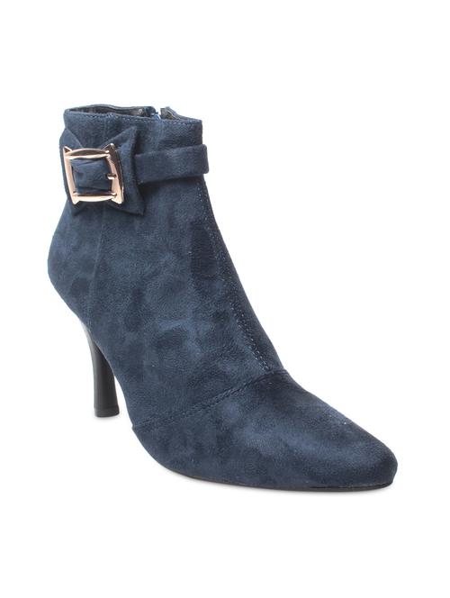 blue plain pointed toed boots - 9656358 - Very Small Image - 1