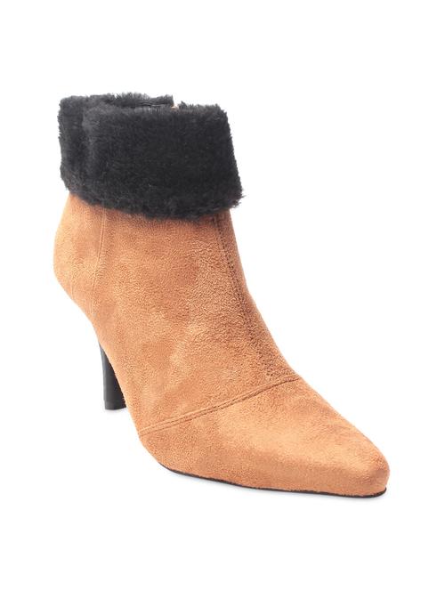 brown plain pointed toed boots - 9656360 - Very Small Image - 1