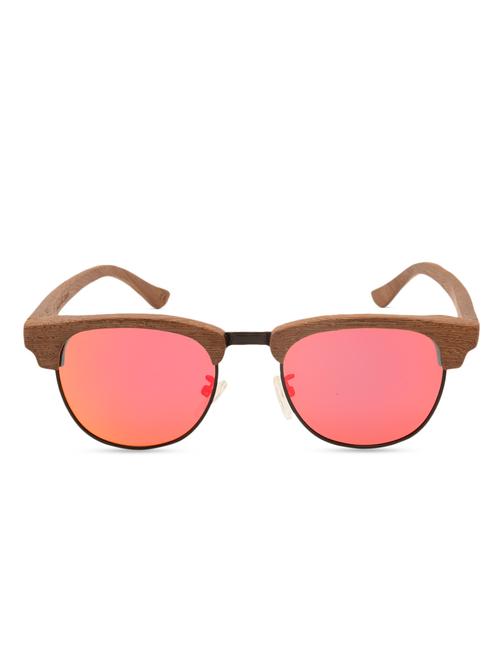 tocca di legno fabiano - red wooden sunglasses - 9670326 - Very Small Image - 1