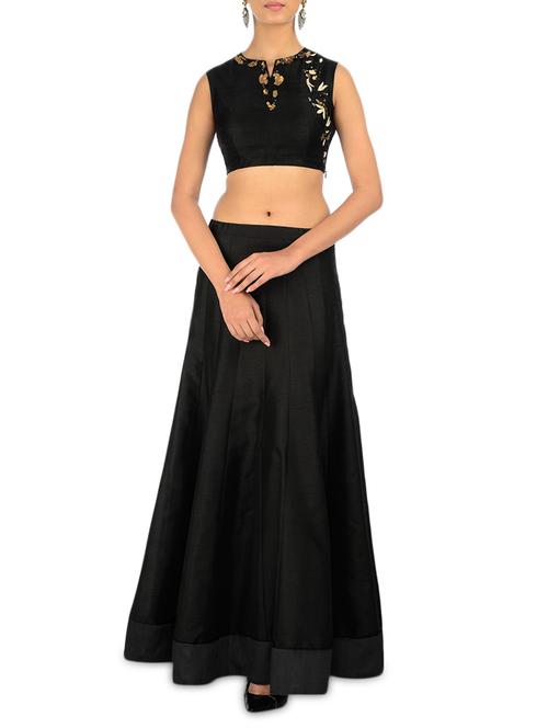 black sequined raw silk blouse - 9672335 - Very Small Image - 1