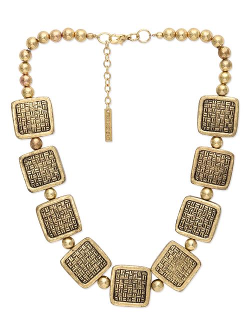 gold beaded short necklace - 9675260 - Very Small Image - 1